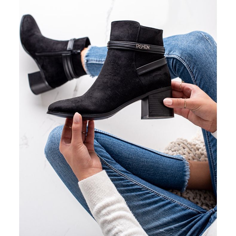 Seastar Bottes en daim classiques le noir 1