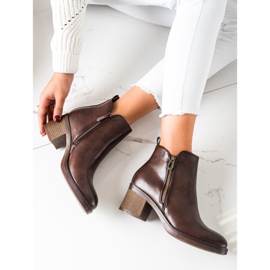 Seastar Bottes marron classiques avec une fermeture éclair brun 2