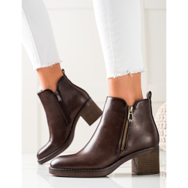 Seastar Bottes marron classiques avec une fermeture éclair brun 5