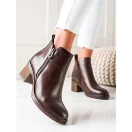 Seastar Bottes marron classiques avec une fermeture éclair brun 6