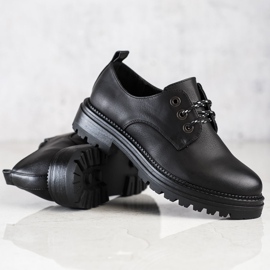 Lovery Chaussures sur la plate-forme noir 1