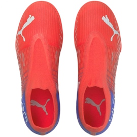 Chaussures de foot Puma Ultra 3.3 Tt Jr 106531 01 oranges et rouges 1