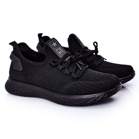 PE1 Chaussures de sport à enfiler pour hommes Noir Ryan 1