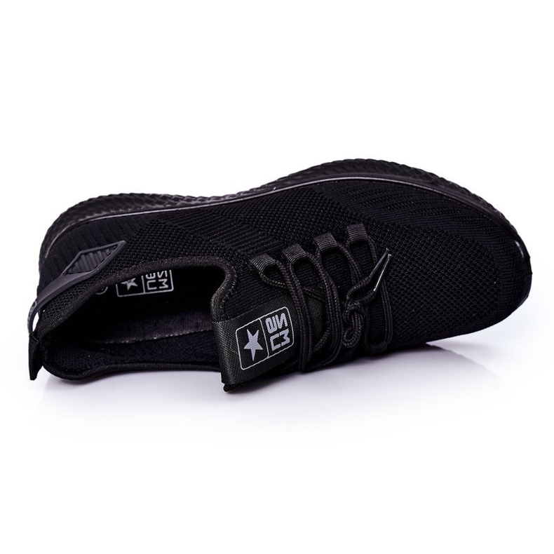 PE1 Chaussures de sport à enfiler pour hommes Noir Ryan le noir 2