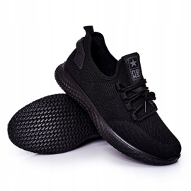 PE1 Chaussures de sport à enfiler pour hommes Noir Ryan 3