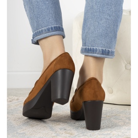 Mocassins marron sur le poteau Himmel brun 1 Mocassins marron sur le poteau Himmel brun 1