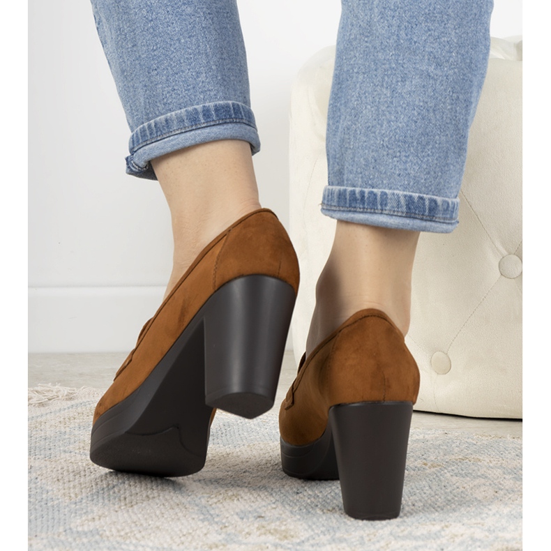 Mocassins marron sur le poteau Himmel brun 1 Mocassins marron sur le poteau Himmel brun 1