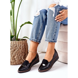 Chaussures Compensées Laquées POTOCKI 12032 Noir 3