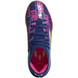 Chaussures de football Adidas X Speedflow Messi.3 In Jr FY6901 multicolore bleu 1