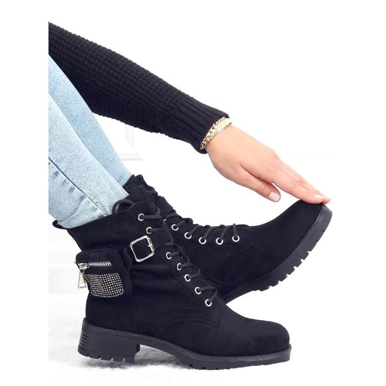 Travailleurs noirs avec un sac à main HQ252 Noir le noir 1