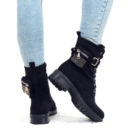 Travailleurs noirs avec un sac à main HQ252 Noir 2