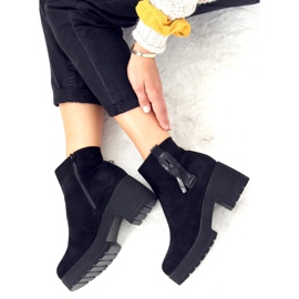 Noir TX-1858-1 Bottines compensées noires le noir 2