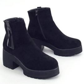 Noir TX-1858-1 Bottines compensées noires le noir 5