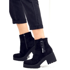Noir TX-1858-1 Bottines compensées noires le noir 1