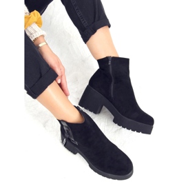 Noir TX-1858-1 Bottines compensées noires le noir 4