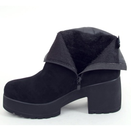 Noir TX-1858-1 Bottines compensées noires le noir 3