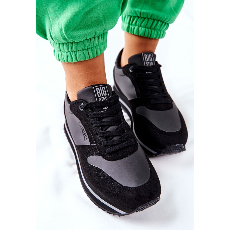 Chaussures de sport en mousse à mémoire Big Star II274217 Noir 1