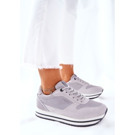 Chaussures de sport en mousse à mémoire Big Star II274219 Gris 1