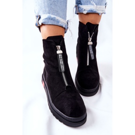 PS1 Bottes pour femmes sur la plate-forme noire Charlee le noir 3