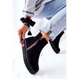 PS1 Bottines en daim Bottines Jodhpur Sur la plateforme noire Nessa le noir 6