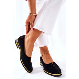 Chaussures en cuir noir Maciejka 05035-07 le noir jaune 6