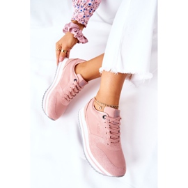 Chaussures de sport en mousse à mémoire Big Star II274218 Nude rose 1