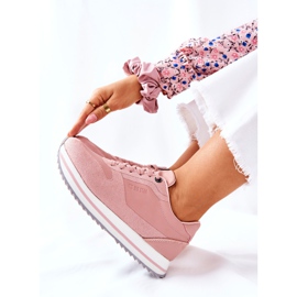 Chaussures de sport en mousse à mémoire Big Star II274218 Nude rose 2