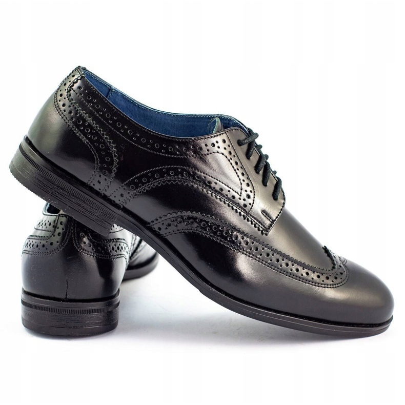 Olivier Chaussures habillées Richelieus noirs 3
