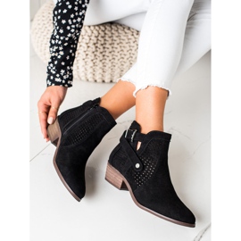 Erynn Bottes ajourées le noir 4