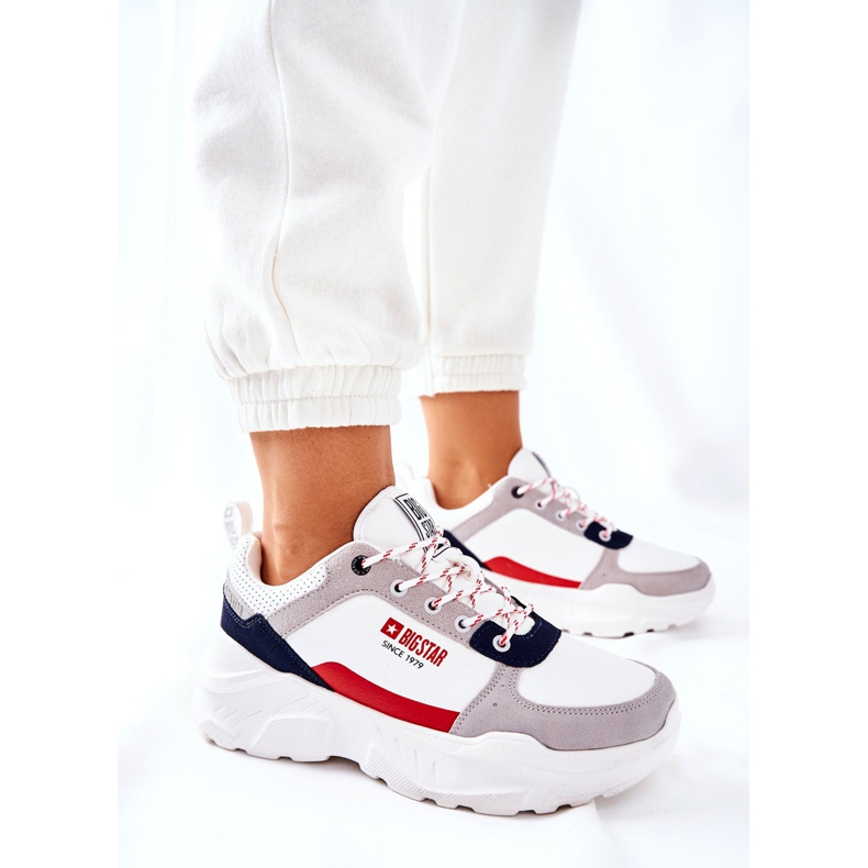 Chaussures de sport Baskets Big Star II274283 Blanc blanche 2