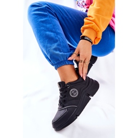 Chaussures de sport sur la plate-forme Big Star II274313 noire 1