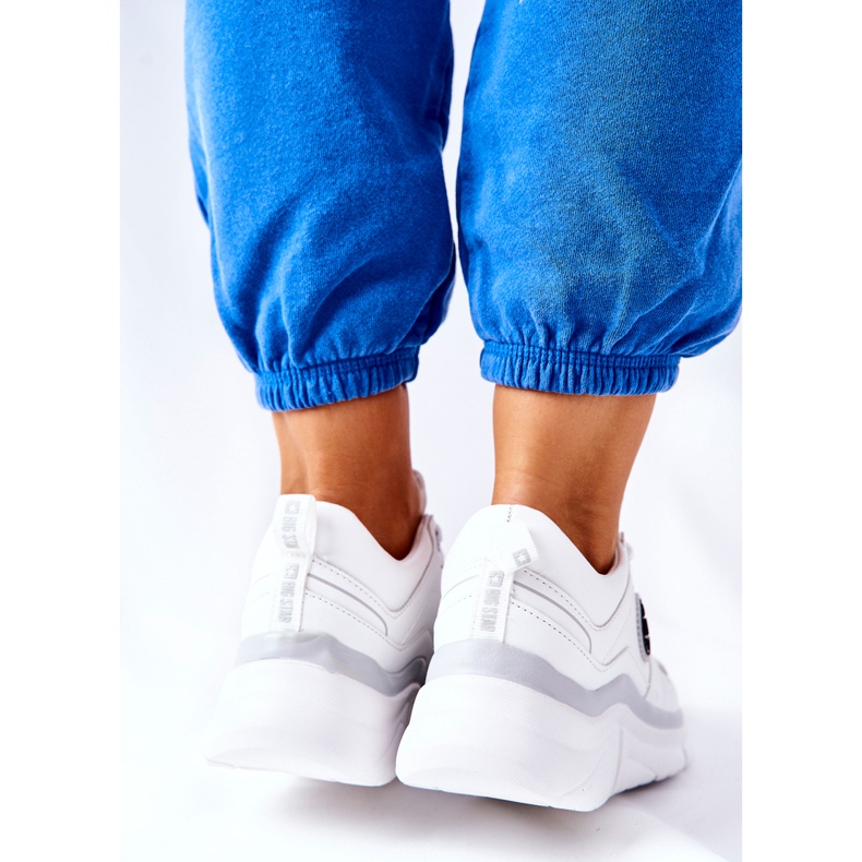 Chaussures de sport sur la plate-forme Big Star II274314 Blanc 1