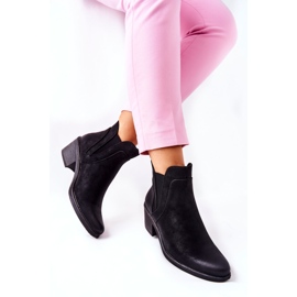 Bottes noires à talons hauts Sergio Leone BT620 2