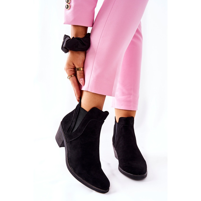 Bottes noires à talons hauts Sergio Leone BT620 le noir 1