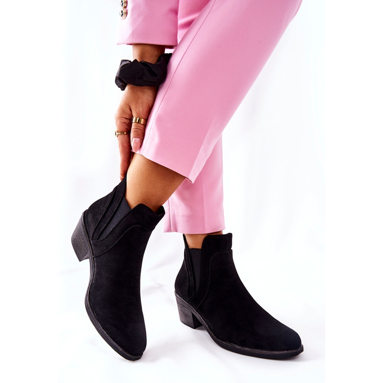 Bottes noires à talons hauts Sergio Leone BT620 le noir 2