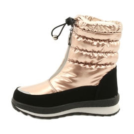 Bottes de neige pour enfants Miss Evento 21DZ23-4324 Or doré 1