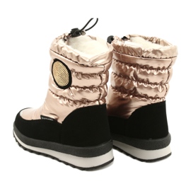Bottes de neige pour enfants Miss Evento 21DZ23-4324 Or doré 2