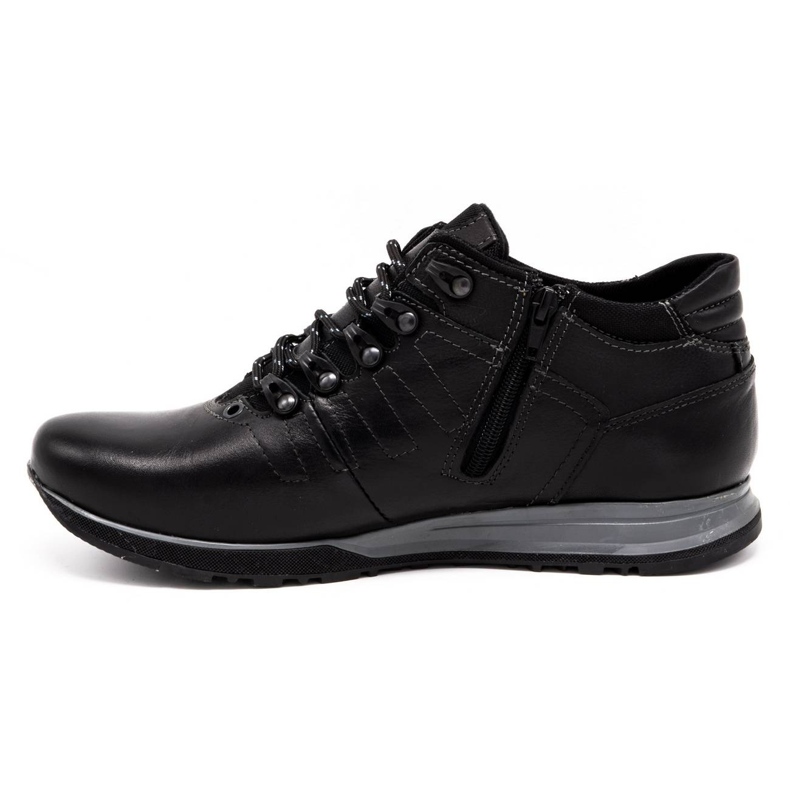 Olivier Chaussures homme bottines cuir 920MP noir 1
