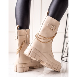 Seastar Hauts travailleurs avec une chaîne beige 1 Seastar Hauts travailleurs avec une chaîne beige 1