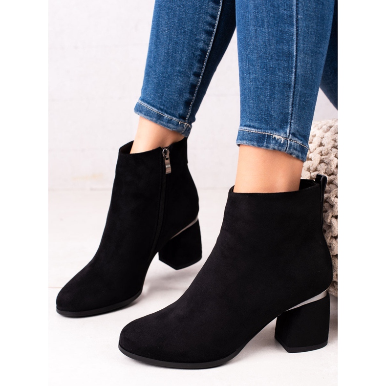 Goodin Bottes noires élégantes 1