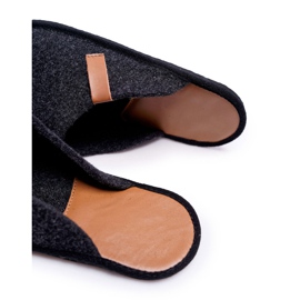 Big Star Chaussons Homme Home Panto Fino II167009 Noir-Marron brun 1