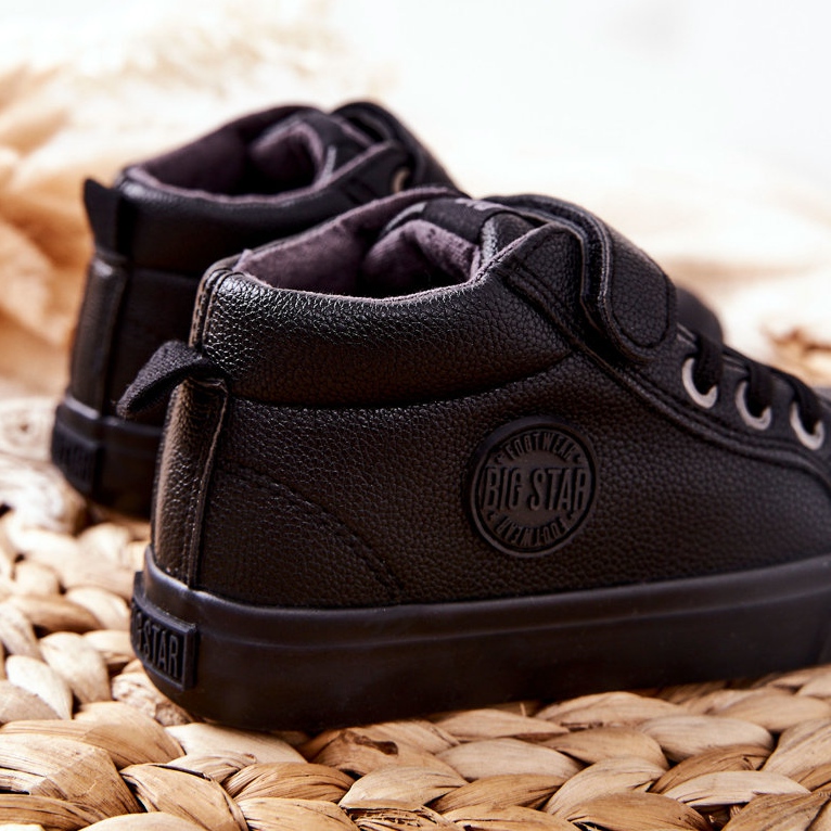 Baskets Hautes Enfant Big Star EE374001 Noir le noir 1
