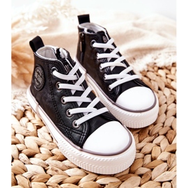 Baskets Hautes Enfant Big Star II374003 Noir le noir le noir 2 Baskets Hautes Enfant Big Star II374003 Noir le noir le noir 2