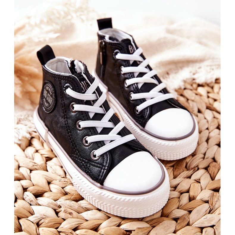 Baskets Hautes Enfant Big Star II374003 Noir le noir le noir 2 Baskets Hautes Enfant Big Star II374003 Noir le noir le noir 2