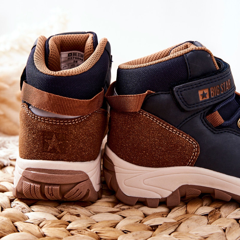 Chaussures Trekking Enfant Big Star II374098 Bleu Marine 1