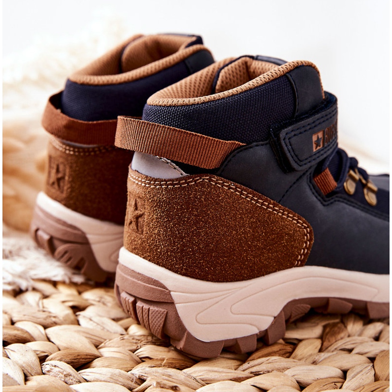 Chaussures Trekking Enfant Big Star II374098 Bleu Marine 2