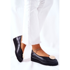Ballerines Sur La Plateforme Maciejka Noir 5315B-01 1