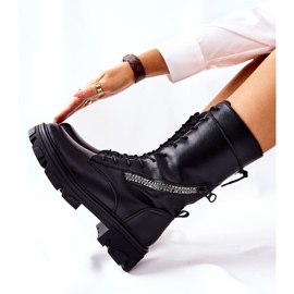 Bottes Noires Glany Sergio Leone TR747 Noir le noir 1
