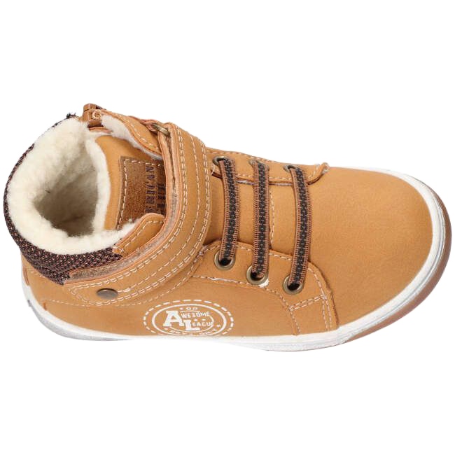 American Club XD21 / 21 Chaussures De Sport Chaudes Camel Avec Fourrure jaune 2