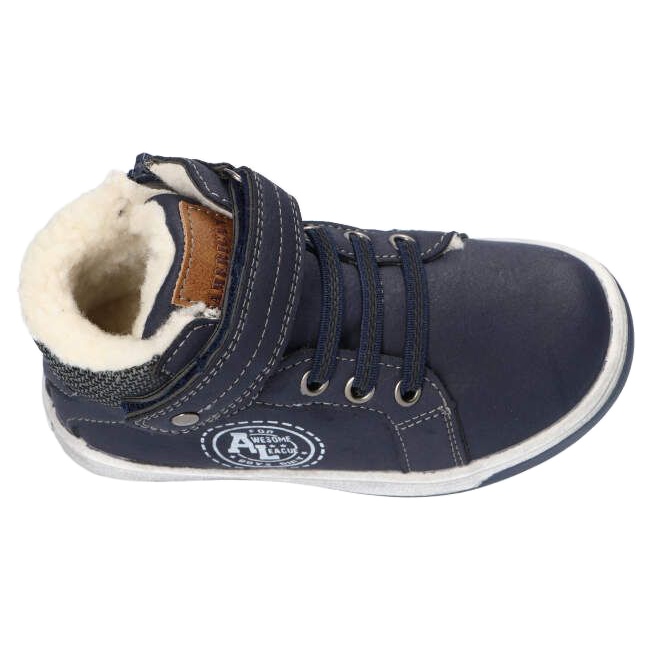 American Club XD21 / 21 Chaussures De Sport Chaudes Marine Avec Fourrure bleu marine 2